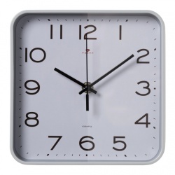 Часы настенные Рубин Классика 19х19см серый 1918-007