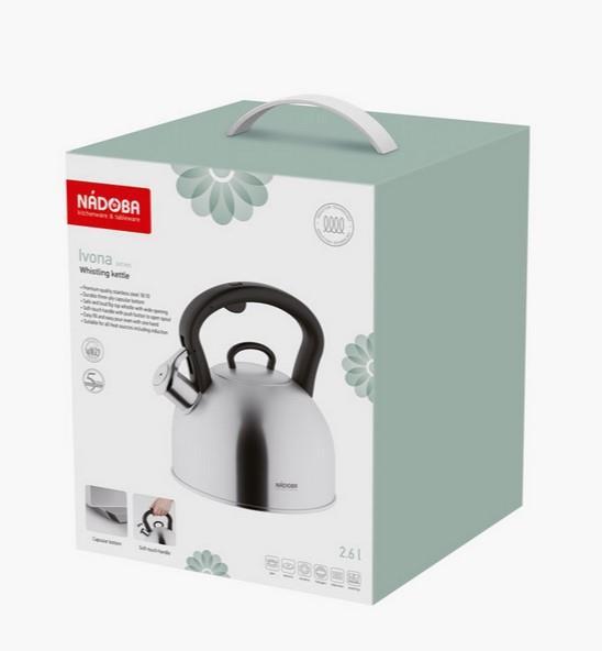 Чайник газовый Nadoba Ivona 2,6 л 731802