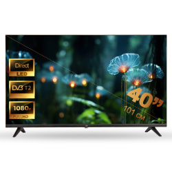 40" (102см) Телевизор VR 40YVF03B, SMART- Нет, FHD 1920x1080, Цвет Чёрный