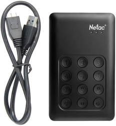 Внешний HDD 1Tb Netac K390 USB 3.0 Black