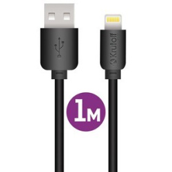 USB кабель Lightning Krutoff Classic (1m) черный