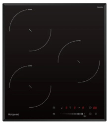 Встраиваемая варочная панель Индукционная Hotpoint HS 1445 BA, 45 см, цвет Чёрный