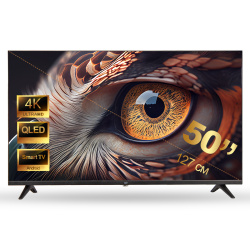  50" (127см) Телевизор VR 50YVQ03BS, SMART- Да, UHD 4K 3840x2160, Цвет Чёрный