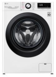 Стиральная машина с фронтальной загрузкой LG TW4V3RS6W, Max загрузка - 10,5кг, Max отжим - 1 400об/мин., цвет Белый