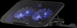 Теплоотводящая подставка Defender NS-513 15.6" Blue Led (USB) Grey
