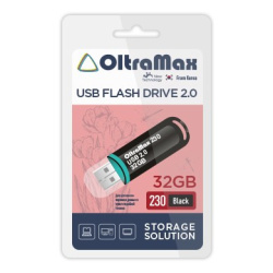 USB накопитель 32Gb USB2.0 OltraMax 230 Черный