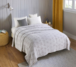 Плед Vse Doma Велсофт 150х200 Мишки Серый A95175