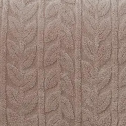 Плед Vse Doma Шерпа 150х200 Листья Бежевый A68521