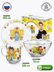 Набор посуды детский Влад А4 Веселые фрукты 315183