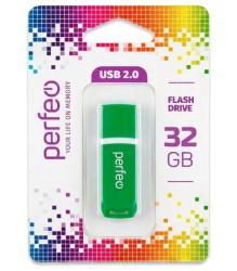 USB накопитель 32Gb USB2.0 Perfeo C11 Green