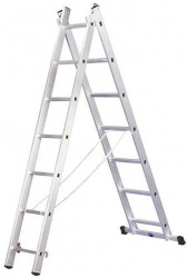 Лестница DOGRULAR УФУК ПРО Алюминиевая 2*7 секционная 411207
