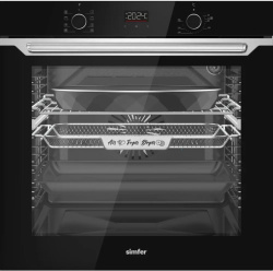 Встраиваемый Электрический духовой шкаф Simfer B6ES68025, цвет Чёрный
