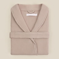 Халат SL Home вафельный мужской Basic Саббиа р-р. M коричневый 9849070