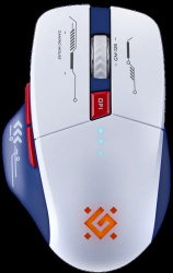 Мышь Defender Tisa GM-126 Беспроводная (WirelessUSB+BT) White+Blue