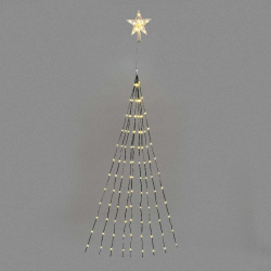 Гирлянда светодиодная Neon Night с макушкой на елку 9 нитей 2 м 200 LED теплый белый 315-896