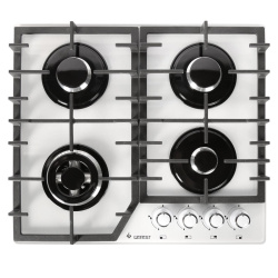 Встраиваемая варочная панель Газовая Gefest 2232-01 Р12, 60 см, цвет Белый