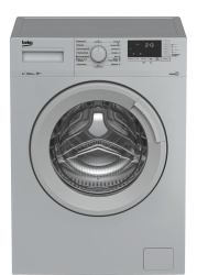 Стиральная машина с фронтальной загрузкой Beko WSRE6512ZSS, Max загрузка - 6кг, Max отжим - 1 000об/мин., цвет Серый