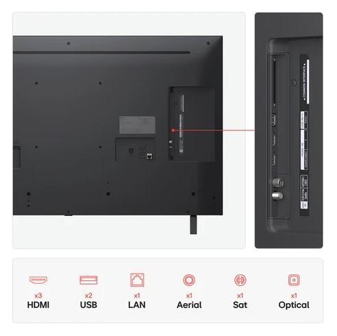  43" (109см) Телевизор LG 43NANO80A6B, SMART, UHD 4K 3840x2160, Цвет Синий