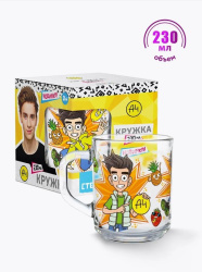 Кружка Влад А4 Веселые фрукты в подарочной коробке 230 мл 315185