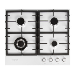 Встраиваемая варочная панель Газовая Gefest ПВГ 1214-01, 60 см, цвет Белый