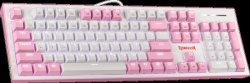 Клавиатура Redragon Hades White Led Механическая (USB) White+Pink