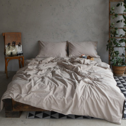 КПБ Евро Этель 50/70 Жатый хлопок Бежевый 4627795