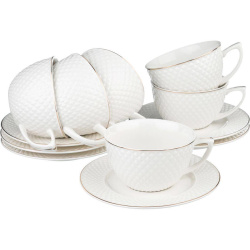 Чайный набор Lefard Диаманд Голд 12 пр. 359-295