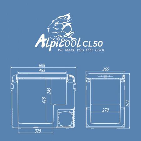 Термохолодильник Alpicool CL50 (12/24)