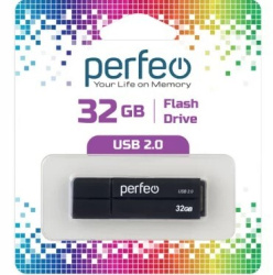USB накопитель 32Gb USB2.0 Perfeo C01G2 Black