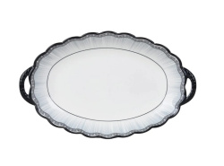Блюдо Rashel 31 см овальное c ручками R-31102