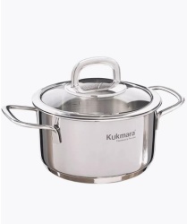 Кастрюля Kukmara Safia 1,8 л/16 см со стекл. крышкой SF-CA1816G