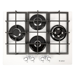 Встраиваемая варочная панель Газовая Gefest 2231-01 Р12, 67 см, цвет Белый