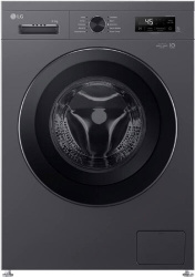 Стиральная машина с фронтальной загрузкой LG F2Y1WS6J, Max загрузка - 6,5кг, Max отжим - 1 200об/мин., цвет Серый