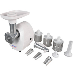 Мясорубка Аксион М25.02, цвет Белый, производительность 1,7 кг/мин, мощность 1 500 Вт