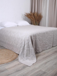 Покрывало Mona Liza Softness 150х200 жаккард вафельный бежевый АШ500515/1