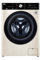 Стиральная машина с фронтальной загрузкой LG F4V5VS9B, Max загрузка - 9кг, Max отжим - 1 400об/мин., цвет Бежевый