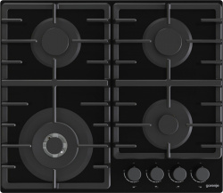 Встраиваемая варочная панель Газовая Gorenje GTW641BHF, 60 см, цвет Чёрный
