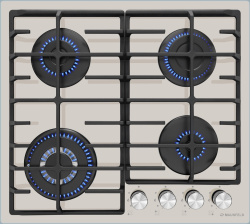 Встраиваемая варочная панель Газовая Maunfeld EGHG.64.63CBG/G, 59 см, цвет Бежевый