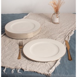 Набор тарелок Jewel Бьянко 26,5 см 6 пр. ПС0011-33