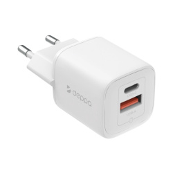 СЗУ Deppa USB + Type-C PD 3,0 QC 4.0+ GaN 20Вт White 11490