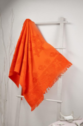 Полотенце Fine Line 70/150 Рыбки Махра Оранжевый 962553