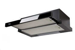 Встраиваемая вытяжка Oasis UV-60G, цвет Чёрное стекло, ширина 60см.