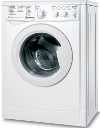 Стиральная машина с фронтальной загрузкой Indesit IWSC 6105 CIS, Max загрузка - 6кг, Max отжим - 1 000об/мин., цвет Белый