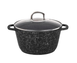 Кастрюля Kukmara Грация 3,5 л Черный/серебро кчс35а