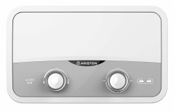 Водонагреватель проточный Ariston Aures SF 5.5 Combi, Прямоугольная, Цвет Белый