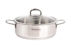 Сотейник Kukmara Safia 2,4 л/ 22 см со стекл. крышкой SF-STP2422G