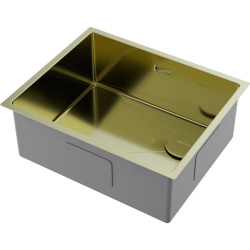 Кухонная мойка Omoikiri Taki 54-U/IF-R-LG Side SF нерж. сталь/св. золото