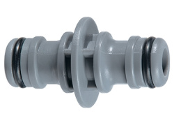 Соединитель Palisad LUXE щтуцерный, двухсторонний