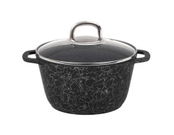 Кастрюля Kukmara Грация 2,5 л Черный/серебро кчс25а