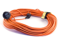 Удлинитель силовой LUX УС1-Е-10 (У-161) б/катушки ПВС 3х0.75 10м, 1 розетка с з/к